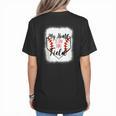 My Heart Is On That Field Baseball Mom Momm Women's T-Shirt Back Print