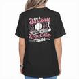 I'm a Baseball Mom We Don't Do That Keep Calm Thing Women's T-Shirt Back Print