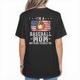 I'm a Baseball Mom Nothing Scares Me Baseball Women's T-Shirt Back Print I'm a Baseball Mom Nothing Scares Me Baseball Women's T-Shirt Back Print