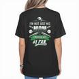 I'm Not Just His Mom I'm His Number 1 Fan Baseball Mommy Women's T-Shirt Back Print I'm Not Just His Mom I'm His Number 1 Fan Baseball Mommy Women's T-Shirt Back Print