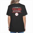 I'm Not Yelling This Is My Normal Baseball Mom Voice Women's T-Shirt Back Print I'm Not Yelling This Is My Normal Baseball Mom Voice Women's T-Shirt Back Print