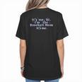 It's Me Hi I'm The Baseball Mom It's Me For Women Women's T-Shirt Back Print