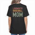 Loudmouth Baseball Mom Mother's Day Sports Cute Women's T-Shirt Back Print Loudmouth Baseball Mom Mother's Day Sports Cute Women's T-Shirt Back Print
