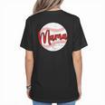 Mama Baseball Mom Women's T-Shirt Back Print