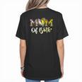 Mom Of Both Softball Baseball Mom Women's T-Shirt Back Print