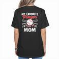 Mother's Day Baseball Mom Women's T-Shirt Back Print Mother's Day Baseball Mom Women's T-Shirt Back Print