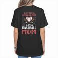 I Am Not a Regular Mom I Am a Baseball Mom Women's T-Shirt Back Print