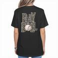 Play Ball Women Graphic Baseball Mom Baseball Women's T-Shirt Back Print Play Ball Women Graphic Baseball Mom Baseball Women's T-Shirt Back Print