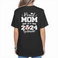 Proud Mom Of a 2024 Senior Baseball Mom 2024 Graduate Women's T-Shirt Back Print Proud Mom Of a 2024 Senior Baseball Mom 2024 Graduate Women's T-Shirt Back Print