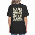 Sassy Baseball Mom Women's T-Shirt Back Print Sassy Baseball Mom Women's T-Shirt Back Print
