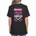 Self Expression Cool Baseball Mom Positive Thinking Women's T-Shirt Back Print