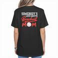 Somebody's Loud Mouth Baseball Mom Mama Women's T-Shirt Back Print Somebody's Loud Mouth Baseball Mom Mama Women's T-Shirt Back Print