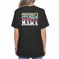 Somebody's Loudmouth Baseball Mama Baseball Mom Women's T-Shirt Back Print Somebody's Loudmouth Baseball Mama Baseball Mom Women's T-Shirt Back Print