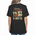 Sorry I Can't My Son Has Baseball Mother’s Day Baseball Mom Women's T-Shirt Back Print Sorry I Can't My Son Has Baseball Mother’s Day Baseball Mom Women's T-Shirt Back Print