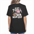 In My T-Ball Mom Era Baseball Mom Skull Coffee Vintage Women's T-Shirt Back Print In My T-Ball Mom Era Baseball Mom Skull Coffee Vintage Women's T-Shirt Back Print