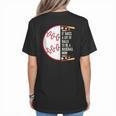 It Takes a Lot Of Balls To Be a Baseball Mom Women's T-Shirt Back Print