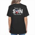 Thats My Son Out There For a Dominican Baseball Mom Women's T-Shirt Back Print Thats My Son Out There For a Dominican Baseball Mom Women's T-Shirt Back Print