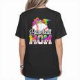 Tie Dye Baseball Mom Baseball Mama Sport Mother's Day Women's T-Shirt Back Print Tie Dye Baseball Mom Baseball Mama Sport Mother's Day Women's T-Shirt Back Print