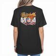 Vintage American Flag Baseball Mom Patriotic 4th July Women's T-Shirt Back Print Vintage American Flag Baseball Mom Patriotic 4th July Women's T-Shirt Back Print