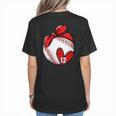 Womens Custom Baseball Mom Number 12 Heart For Mom Mommy Women's T-Shirt Back Print Womens Custom Baseball Mom Number 12 Heart For Mom Mommy Women's T-Shirt Back Print