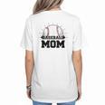 American Flag Patriotic Game Day Baseball Mom Women's T-Shirt Back Print American Flag Patriotic Game Day Baseball Mom Women's T-Shirt Back Print
