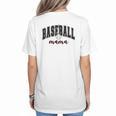 Baseball Mama Cute Women Team Mom Or Baseball Mom Sports Women's T-Shirt Back Print Baseball Mama Cute Women Team Mom Or Baseball Mom Sports Women's T-Shirt Back Print