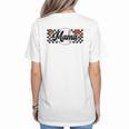 Baseball Mama Game Day Vibes Women Baseball Mom Women's T-Shirt Back Print