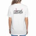 Baseball Mama Scribble Heart Baseball Mom Sports Team Tball Women's T-Shirt Back Print Baseball Mama Scribble Heart Baseball Mom Sports Team Tball Women's T-Shirt Back Print
