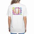 Baseball Mama Sport Women Proud Baseball Mom Raglan Baseball Tee Women's T-Shirt Back Print