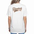 Baseball Mom Best Mama Cute Throwback Classic Women's T-Shirt Back Print Baseball Mom Best Mama Cute Throwback Classic Women's T-Shirt Back Print