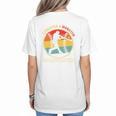 Baseball Mom I Created A Monster He Calls Me Mom Women's T-Shirt Back Print
