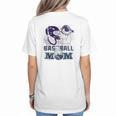 Baseball Mom Cute Design Sports & Softball Nostalgia Tee Raglan Baseball Tee Women's T-Shirt Back Print Baseball Mom Cute Design Sports & Softball Nostalgia Tee Raglan Baseball Tee Women's T-Shirt Back Print