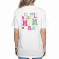 In My Baseball Mom Era Baseball Mama Premium Women's T-Shirt Back Print