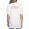 Baseball Mom Forever Baseball Mom Women's T-Shirt Back Print Baseball Mom Forever Baseball Mom Women's T-Shirt Back Print