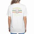BASEBALL MOM Fun RETRO LOOK Premium Women's T-Shirt Back Print BASEBALL MOM Fun RETRO LOOK Premium Women's T-Shirt Back Print