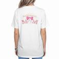 Baseball Mom Livin That Baseball Mom Life Premium Women's T-Shirt Back Print