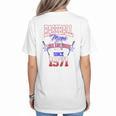 Baseball Mom Loud & Proud Since 1971 Raglan Baseball Tee Women's T-Shirt Back Print