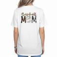 Baseball Mom Mama Mother Women's T-Shirt Back Print