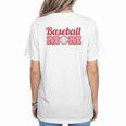 Baseball Mom Mother Mothers Of Baseball Athletes Women's T-Shirt Back Print