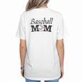 Baseball Mom Mother`s Day Women's T-Shirt Back Print