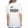 Baseball Mom Number One 1 Mother Baseball Lover Mother's Day Women's T-Shirt Back Print