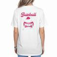 Baseball Mom Raglan Baseball Tee Women's T-Shirt Back Print