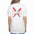 Baseball Mom Red Women's T-Shirt Back Print Baseball Mom Red Women's T-Shirt Back Print