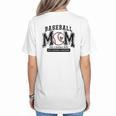 Baseball Mom Shirt Baseball Mama Loud And Proud Women's T-Shirt Back Print