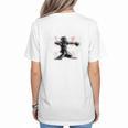 Baseball Mom My Son Will Be Waiting For You At Home Premium Tri-Blend Women's T-Shirt Back Print