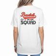 Baseball Mom Squad For Baseball Mom Women's T-Shirt Back Print Baseball Mom Squad For Baseball Mom Women's T-Shirt Back Print