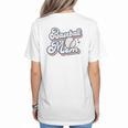 Baseball Mom Squad Women's T-Shirt Back Print Baseball Mom Squad Women's T-Shirt Back Print
