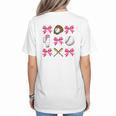 Baseball Nana Era Bows Baseball Mom Women Women's T-Shirt Back Print Baseball Nana Era Bows Baseball Mom Women Women's T-Shirt Back Print