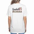 Baseball Nonna Women BallPark Nonna Baseball Mom Women's T-Shirt Back Print