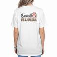 Baseball Nonni Women BallPark Nonni Baseball Mom Women's T-Shirt Back Print Baseball Nonni Women BallPark Nonni Baseball Mom Women's T-Shirt Back Print